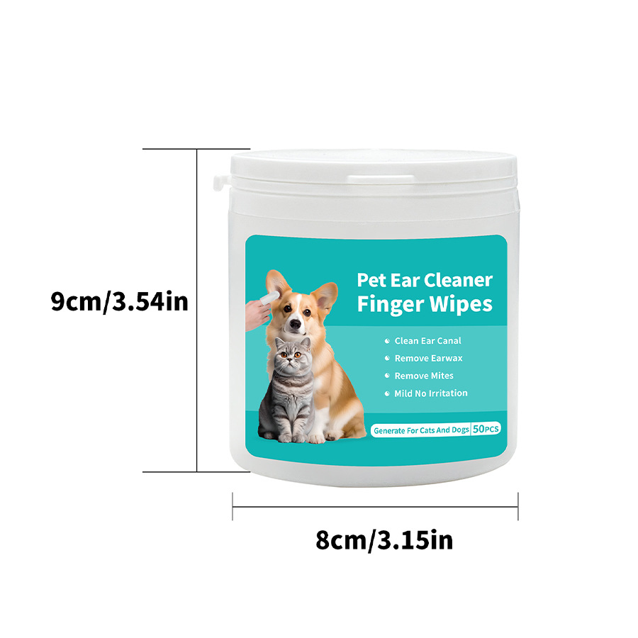 Bulk Pet Wipes for Canines – Odor-Eliminating, Rinse-Free Ear Wipes