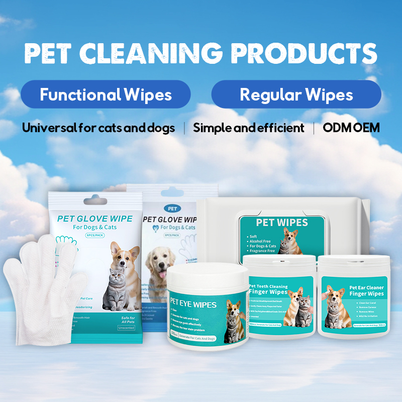 Bulk Pet Wipes for Canines - Odor-Eliminating, Rinse-Free Ear Wipes