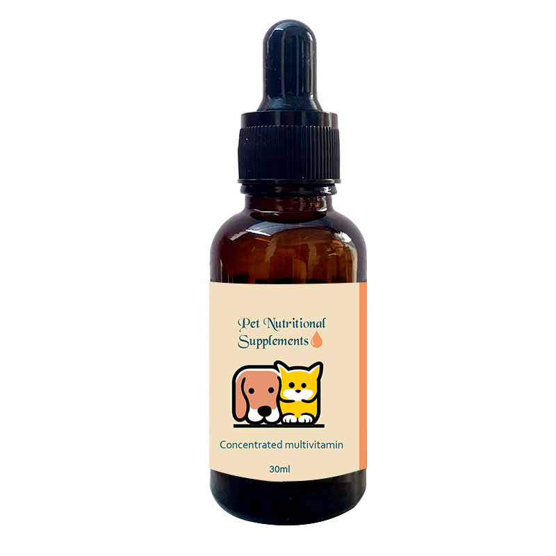 Personal Label 15-in-1 Pure Liquid Multivitamin Drops for Cats – Pet Vitamin Dietary supplements